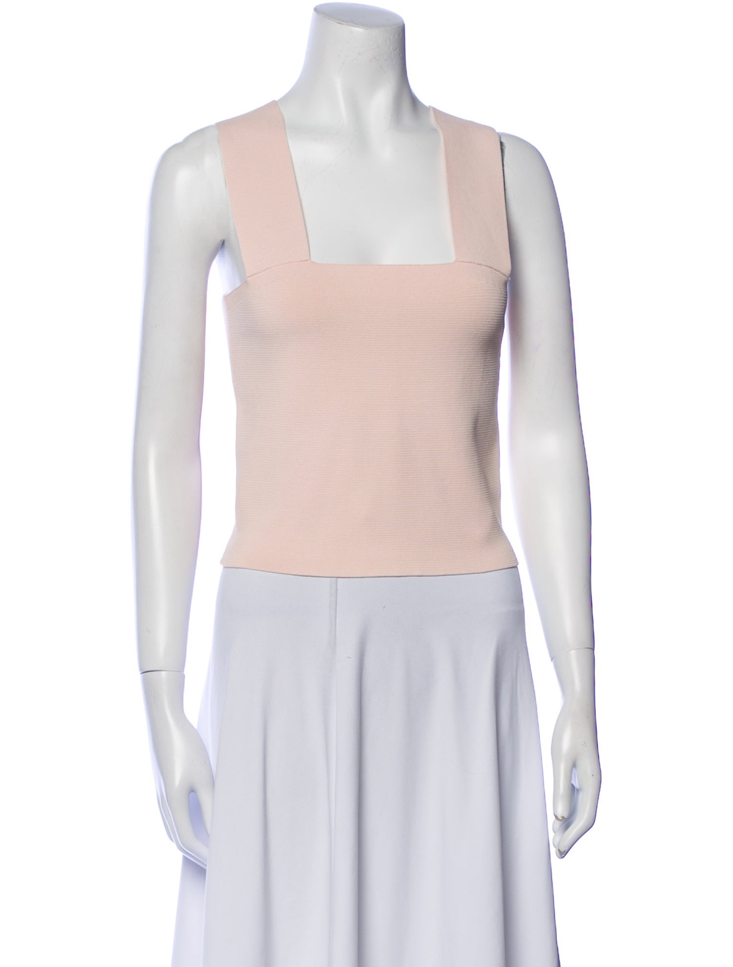 A.L.C. Square Neckline Sleeveless Crop Top