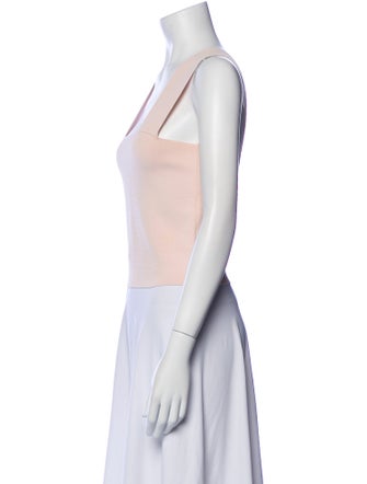 A.L.C. Square Neckline Sleeveless Crop Top