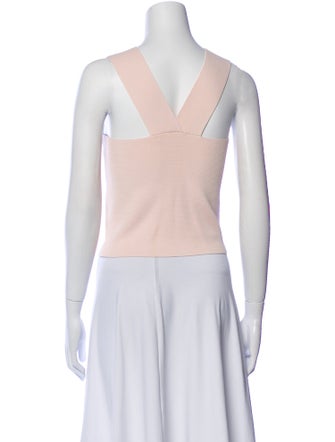 A.L.C. Square Neckline Sleeveless Crop Top