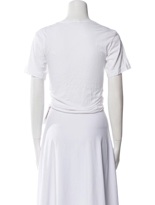 A.L.C. Crew Neck Short Sleeve Crop Top