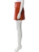 A.L.C. Lamb Leather Mini Skirt