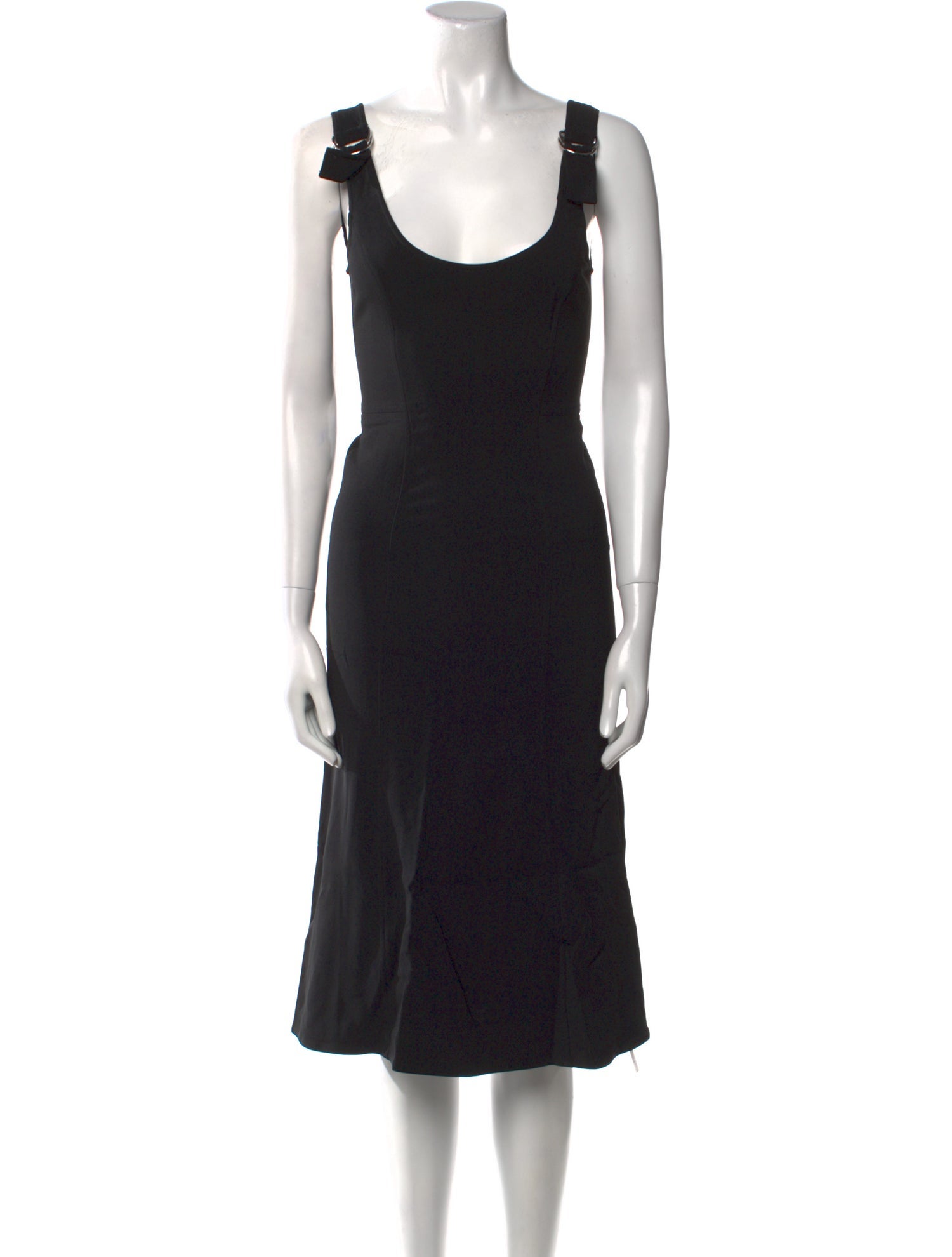 A.L.C. Scoop Neck Midi Length Dress