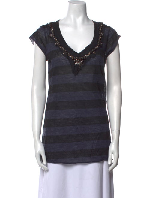 A.L.C. Wool Striped Top