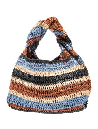 A.L.C. Raffia Top Handle Bag
