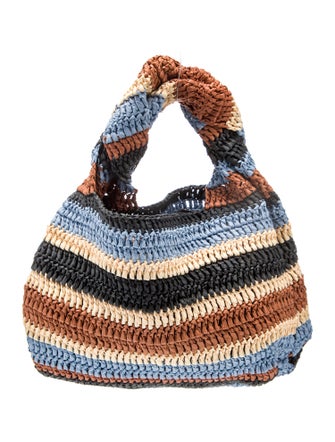 A.L.C. Raffia Top Handle Bag