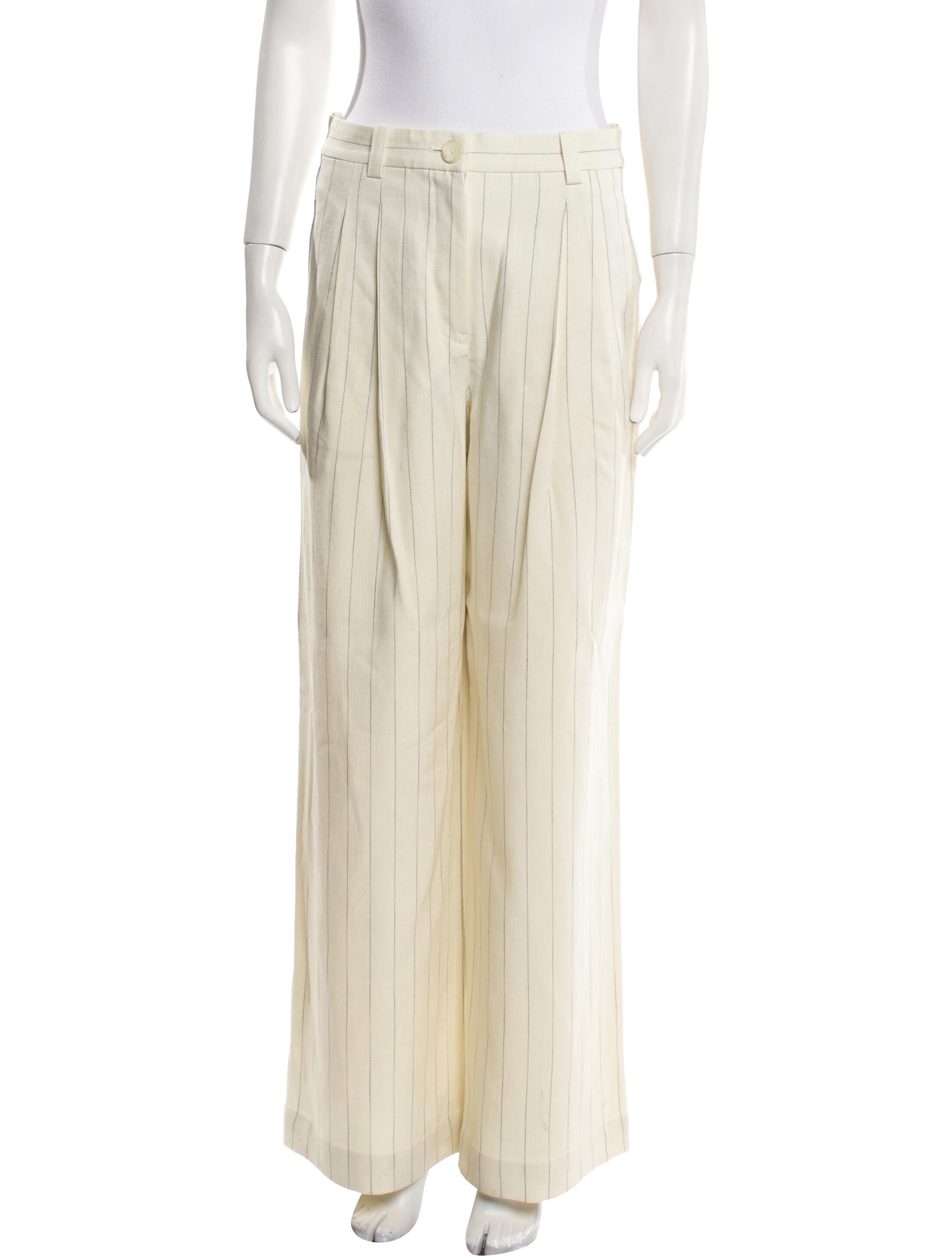 A.L.C. Striped Wide Leg Pants