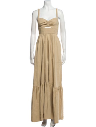 A.L.C. Square Neckline Long Dress