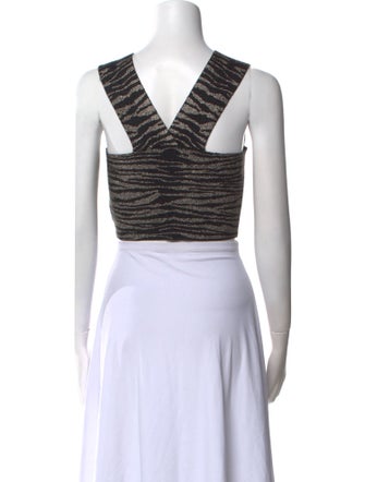 A.L.C. Square Neckline Sleeveless Crop Top