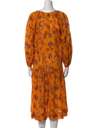 A.L.C. Printed Midi Length Dress