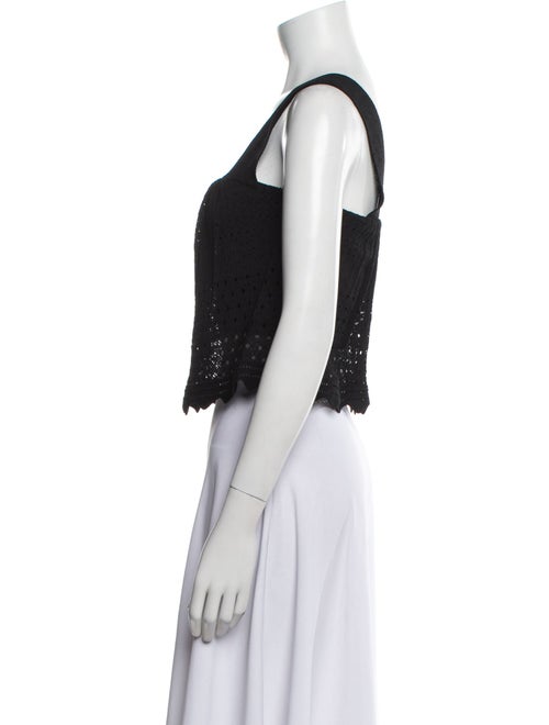 A.L.C. Square Neckline Sleeveless Crop Top
