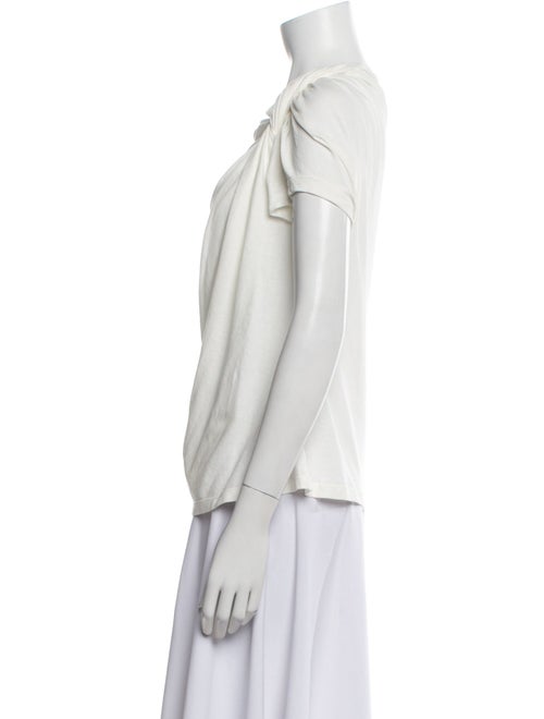 A.L.C. Cowl Neck Short Sleeve Blouse