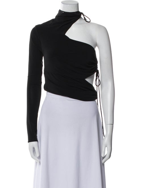 A.L.C. One-Shoulder Sleeveless Crop Top