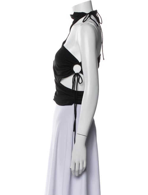 A.L.C. One-Shoulder Sleeveless Crop Top