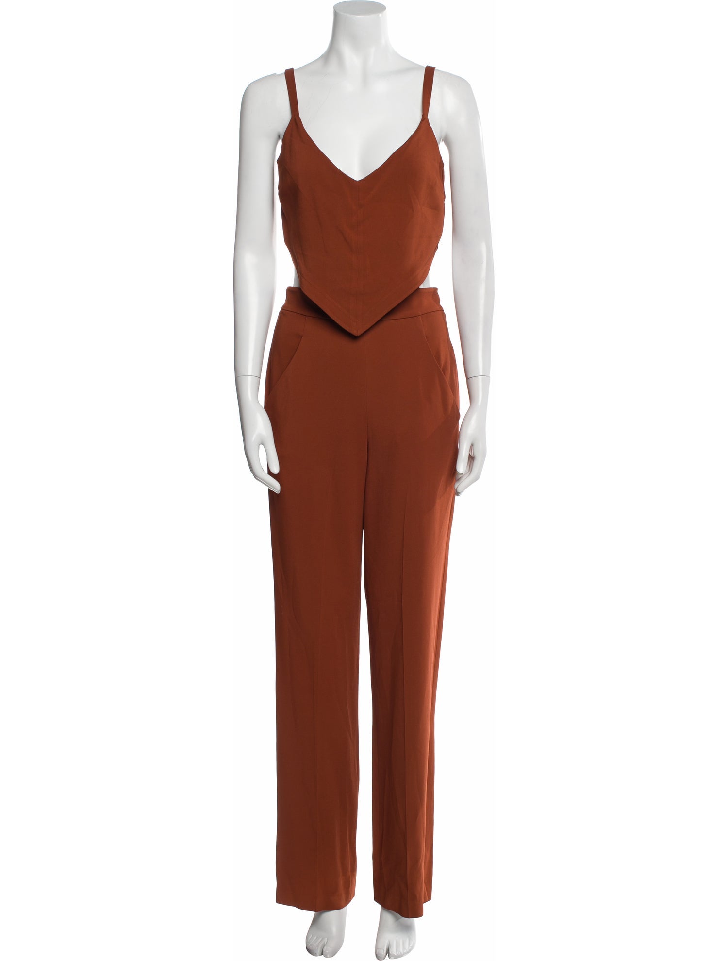 A.L.C. V-Neck Jumpsuit