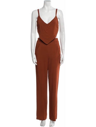 A.L.C. V-Neck Jumpsuit