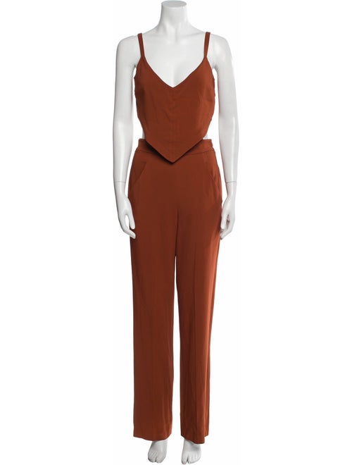 A.L.C. V-Neck Jumpsuit
