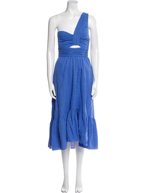 A.L.C. One-Shoulder Midi Length Dress