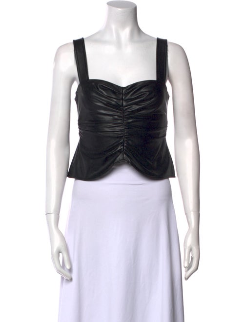 A.L.C. Square Neckline Sleeveless Crop Top