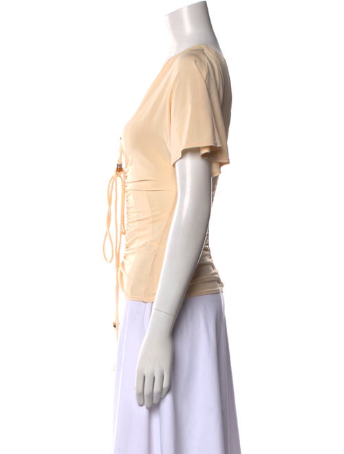 A.L.C. V-Neck Short Sleeve Top