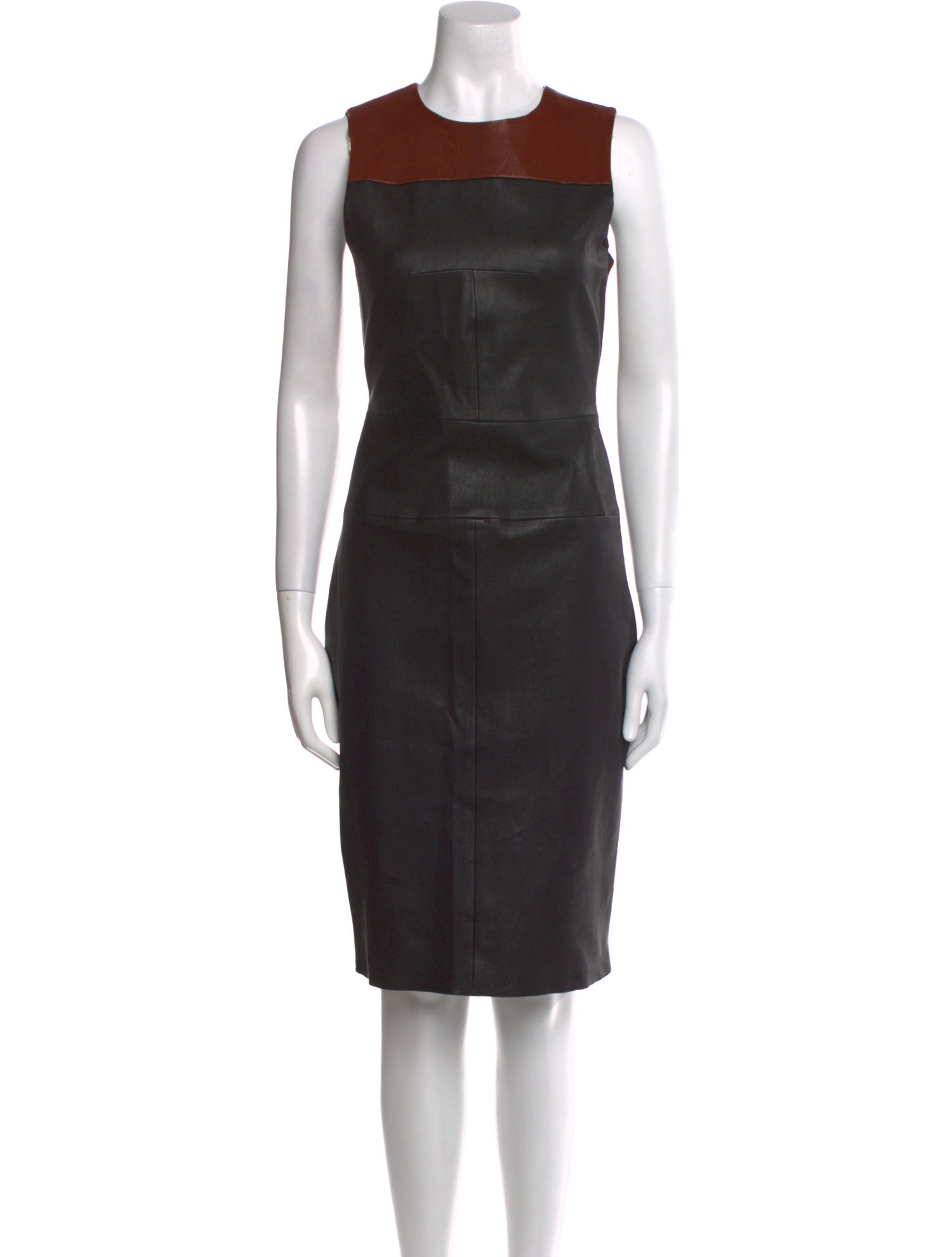 A.L.C. Leather Knee-Length Dress