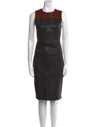 A.L.C. Leather Knee-Length Dress