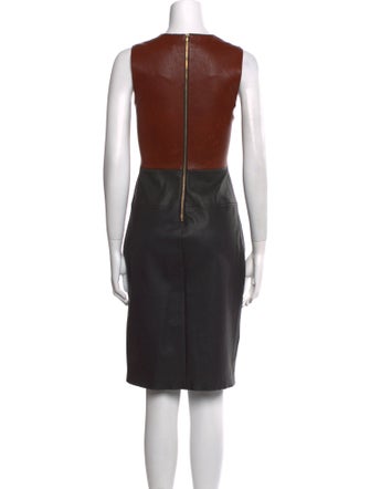 A.L.C. Leather Knee-Length Dress
