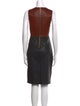 A.L.C. Leather Knee-Length Dress