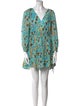A.L.C. Floral Print Mini Dress