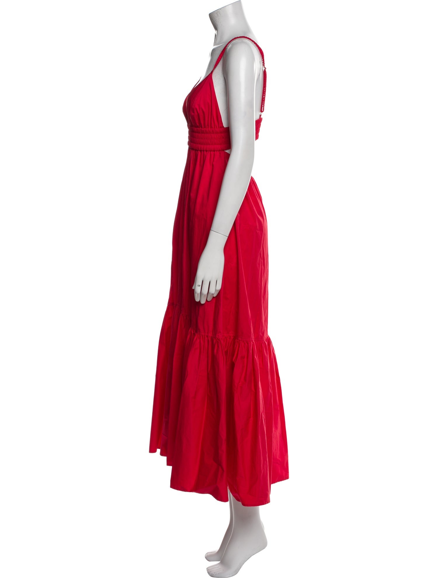 A.L.C. V-Neck Midi Length Dress