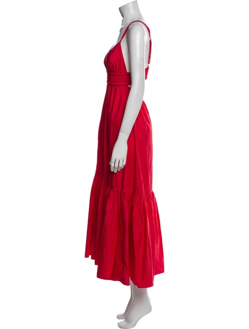 A.L.C. V-Neck Midi Length Dress