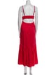 A.L.C. V-Neck Midi Length Dress