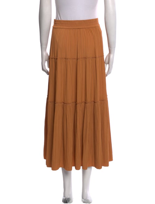 A.L.C. Raw-Edge Trim Midi Length Skirt
