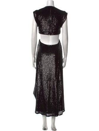 A.L.C. V-Neck Midi Length Dress