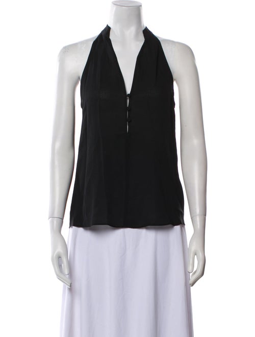 A.L.C. Silk Halterneck Blouse