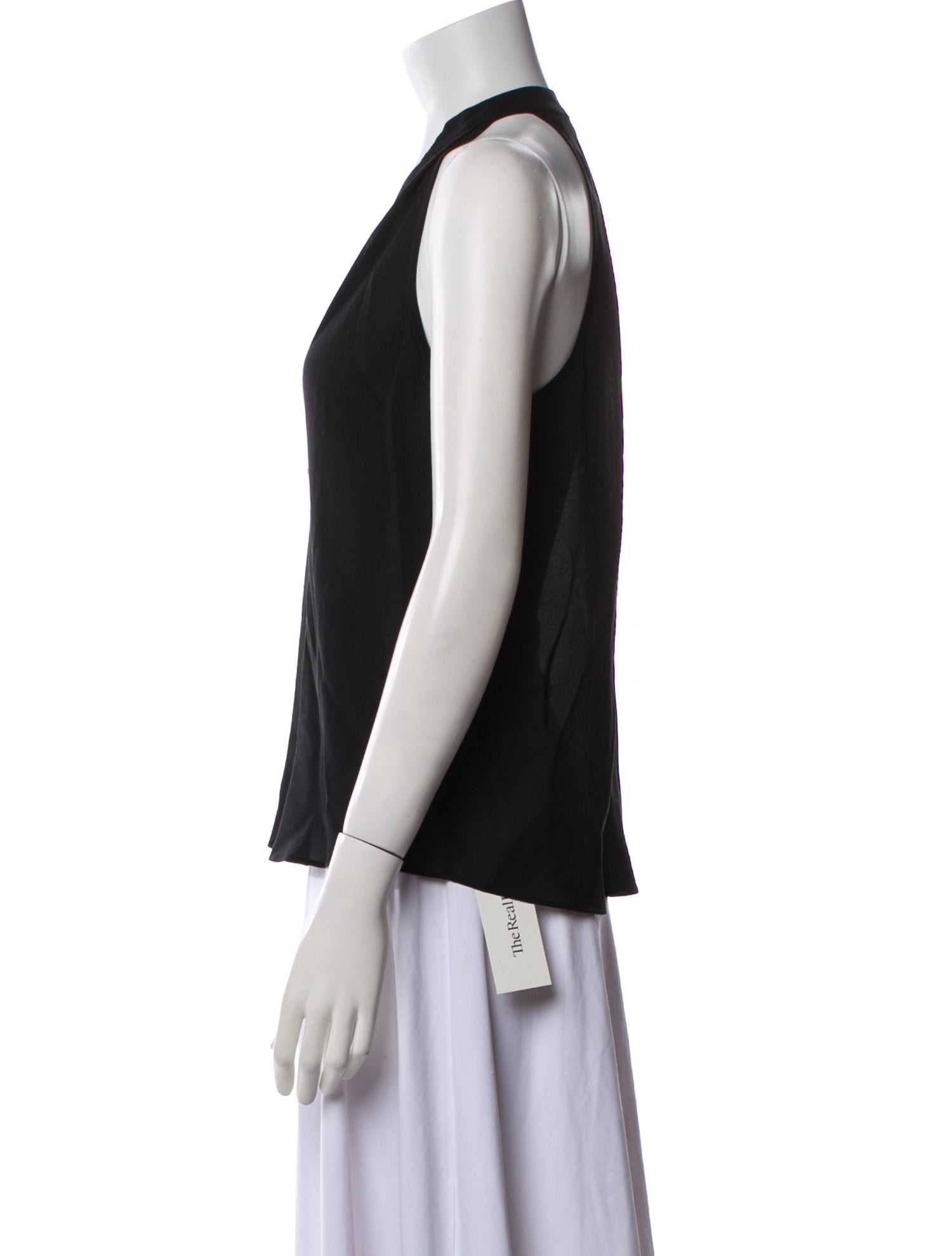 A.L.C. Silk Halterneck Blouse