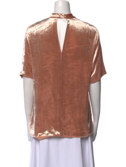 A.L.C. Tie-Dye Print V-Neck Blouse