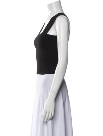 A.L.C. Square Neckline Sleeveless Crop Top