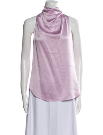 A.L.C. Cowl Neck Sleeveless Top