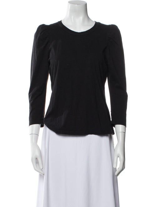 A.L.C. Scoop Neck Three-Quarter Sleeve Top