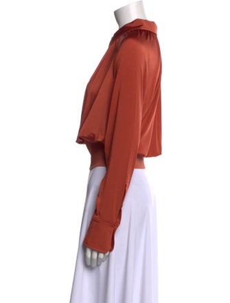 A.L.C. Long Sleeve Crop Top