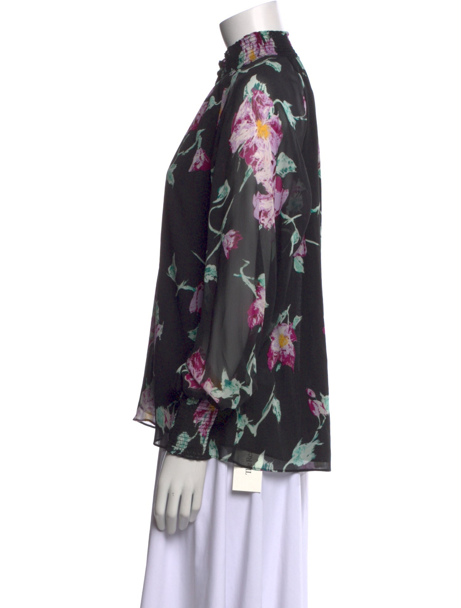 A.L.C. Silk Floral Print Blouse w/ Tags