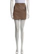 A.L.C. Leather Mini Skirt