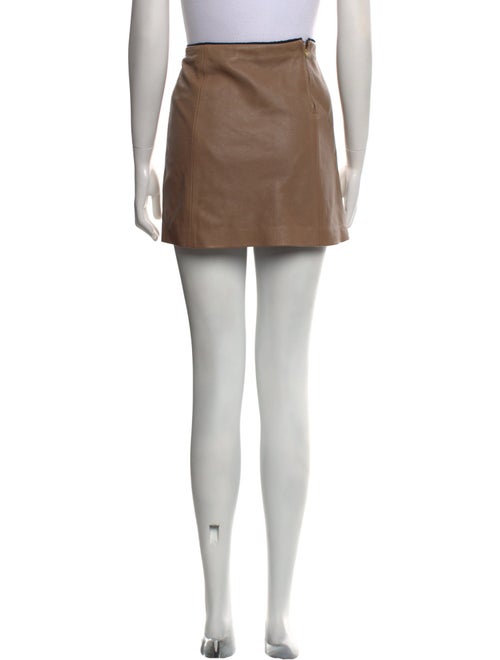 A.L.C. Leather Mini Skirt