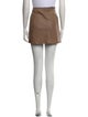 A.L.C. Leather Mini Skirt