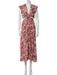 A.L.C. Floral Print Long Dress