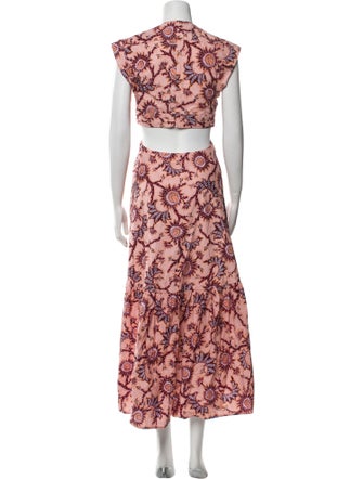 A.L.C. Floral Print Long Dress