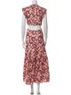 A.L.C. Floral Print Long Dress
