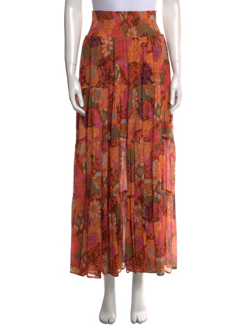 A.L.C. Silk Long Skirt