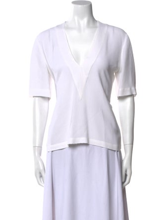 A.L.C. V-Neck Short Sleeve T-Shirt