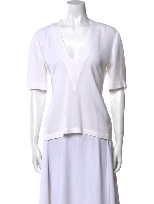 A.L.C. V-Neck Short Sleeve T-Shirt